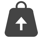 Weight Up SVG Icon